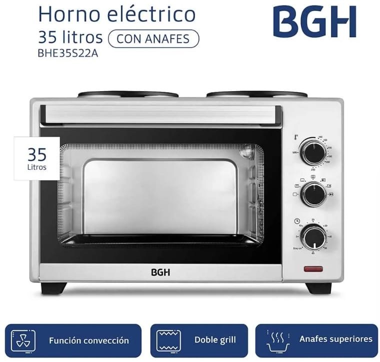 Horno eléctrico, con anafe!